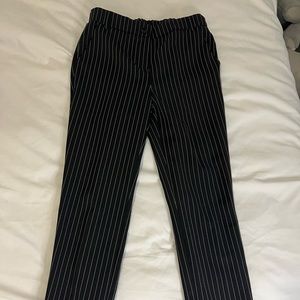 Striped work pants